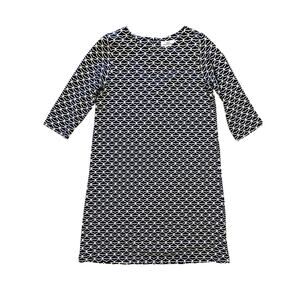 Vineyard Vines Girls Whale Tail Knit 3/4-Sleeve Dress - SZ M (10-12)